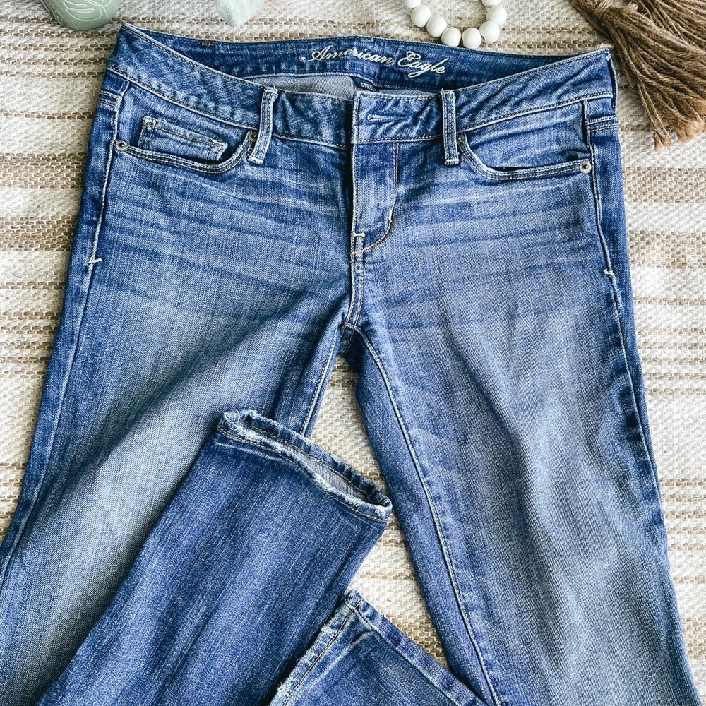 American Eagle low rise skinny jeans